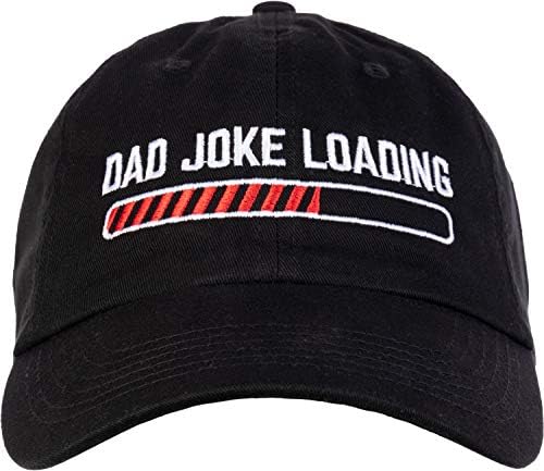 Pai joga Carregando | Pai engraçado avô do dia do pai do pai, trocadilho ruim, chapéu de boné de beisebol preto