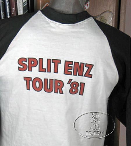 T-shirt original Split Enz 1981 World Tour
