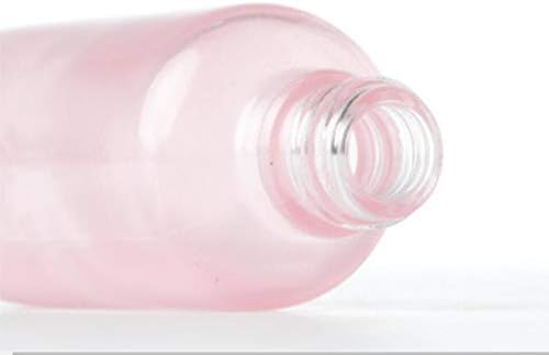 1pc Garraqueiro de spray de vidro rosa garrafas de prensa para fino névo