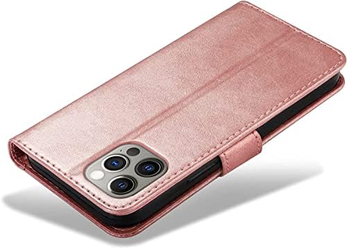 Caso Ahgdda para iPhone 13/13 Mini/13 Pro/13 Pro Max, capa de capa de capa de carteira de couro premium com slots de cartas de fechamento