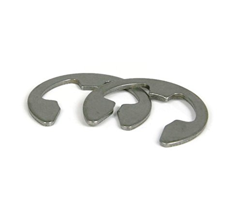 Anéis de retenção de aço inoxidável e anéis de retenção E-18sss 3/16 Qty 100