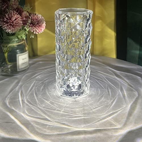 Lâmpada de mesa de mesa Lâmpada de mesa Modern LED Lights Adequado para decoração de quarto romântico Romantil Lampshade