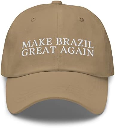 Faça o Brasil ótimo de novo, chapéu - engraçado Brasil Bordado Cap - Presente para orgulhosos brasileiros