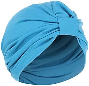 Cabeça de turbante envolve o capô pré-amarrado para dormir turbantes de tabela de turbante Twisted Twisted Turbans para mulheres