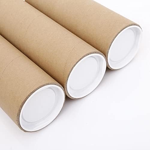 Menolana Round -Mailing Tubes com Caps Desenho de Desenho para Art Document Packaging Packaging Storage Container, 40cm