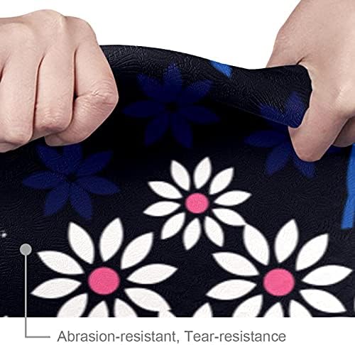 Yoga Mat Flower Pattern Eco Friendly Non Slip Fitness Exercition tapete para pilates e exercícios de piso