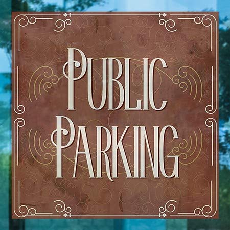 CGSignLab | Janela Public Parking -Victorian Card Anexo | 12 x12
