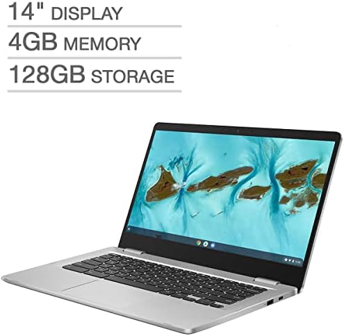 Basrdis newasus 14 polegadas Laptop Chromebook PC PC para estudante de negócios, exibição de 14 FHD, processador Intel Celeron
