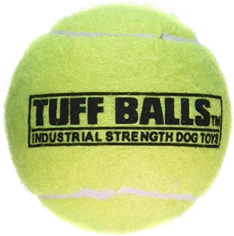 Brinquedos de cães de bola de tênis de Petsport | 24 PACK Medium Pet Safe Seguro Tóxico Felcidades Industriais e Bolas de Tufos