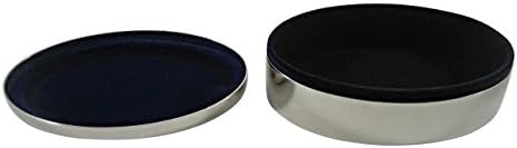 Caixa de jóias de bugigangas oval de bugiganga da Arábia Saudita em tonificação prateada