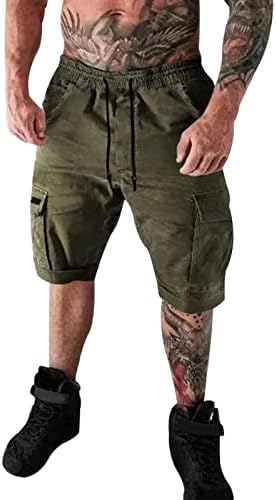 Shorts masculinos de rtrde de verão casual ao ar livre bolsos de retalhos macacões esportes shorts calças homens homens