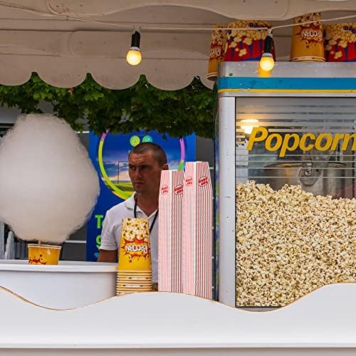 200 PCs Pipcorn Boxes Mini Paper Popcorn Box Cardboard Popcorn Container para Party Disposable Snack Candy Popcorn Bags Solter de