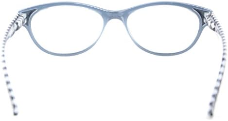 Eyekepper 5-Pack-olho-lê óculos de leitores de design de padrões para o leitor de leitores para mulheres lendo +1,50