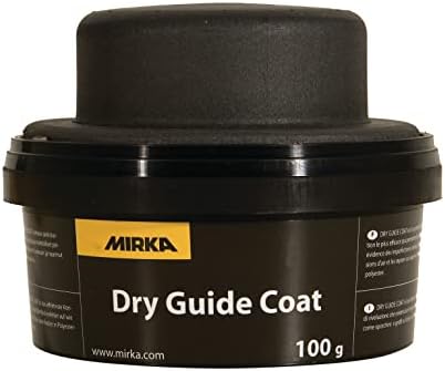 Mirka Dry Guide Coat preto com aplicador 100G para usar para superfícies de cores claras