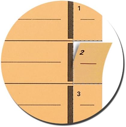 Oxford 400004666 Trennblätter Aus Reciclagem-Kraftkarton für Din a4 100er pack mit Perforation numeriert 1-10 mit linenaufdruck gelbrenllaschen