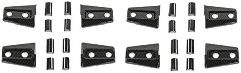 YOCTM para 2007-2017 JEEP JK WRANGLER INLIMITADO DE FIBRA DE FIBRA DE CARBONA BLAT BLACE DE 4 portas de 4 portas de 4 portas de 4 portas de 4 portas de 4 portas de 4 portas kits de barbas