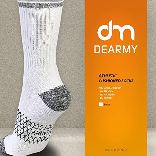 Meias de caminhada atlética de Dearmy para mulheres/homens melhores presentes/meias esportivas de wicking de umidade almofadada