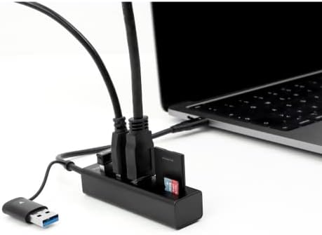 Delock 3 Port USB 3.2 Gen 1 Hub + SD e Micro SD Card Reader