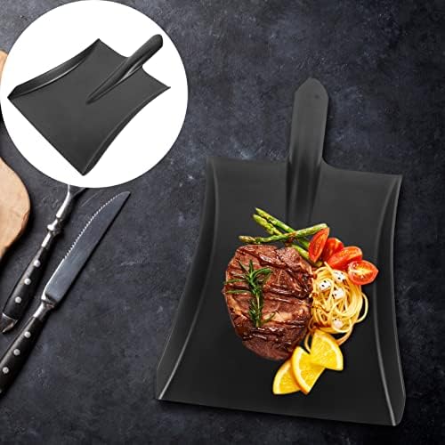 Placas de jantar pretas do doool prato de carne preto louça de jantar churrasco bandeja de servir churrasco churrasco