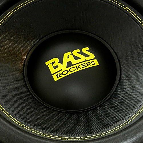 Bass Rockers 12 2000W Dual 4 -OHM Subwoofer - BR124LP