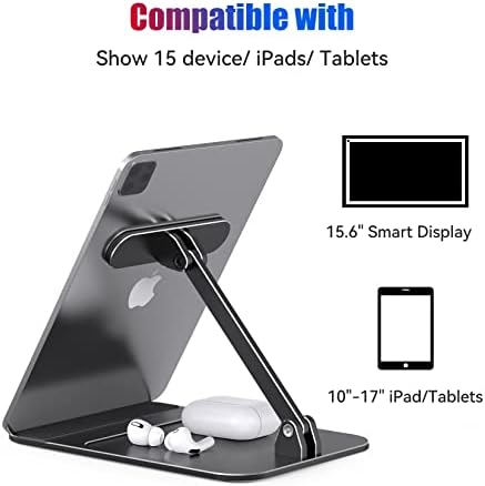 Itshom Tilt Stand, para exibir 15 exibição inteligente, iPads/tablets, feitos de alumínio pesado, o dispositivo fica nele