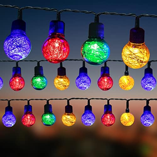 Luzes de cordas do globo de chatool 18 pés 25 luzes LED Plug in Holiday Decoration Lights Garden Casamento Decoração em casa Decoração