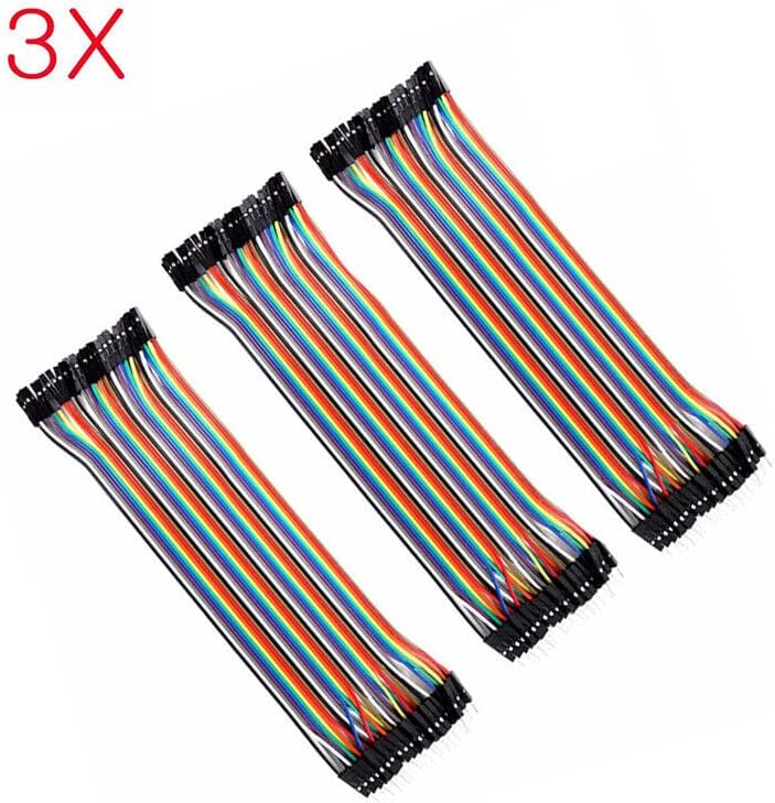 Csyanxing Breadboard fios fios masculina para fêmeas de fita kit de chumbo para arduino, fios de jumper de 120pcs