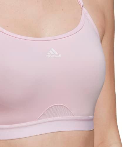 Suporte de luz de treinamento feminino da adidas Bom nível de sutiã acolchoado