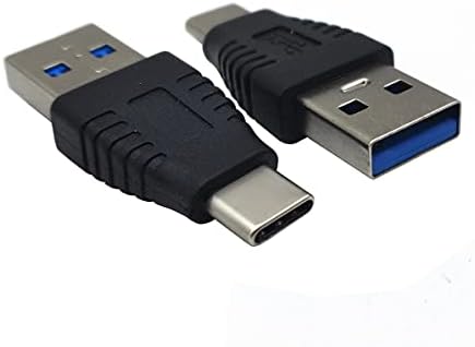 Adaptador USB-C WPENG QAOQUDA, USB 3.1 TIPO-C MASCH para USB 2.0 Um adaptador de extensão masculino para laptop, tablet,