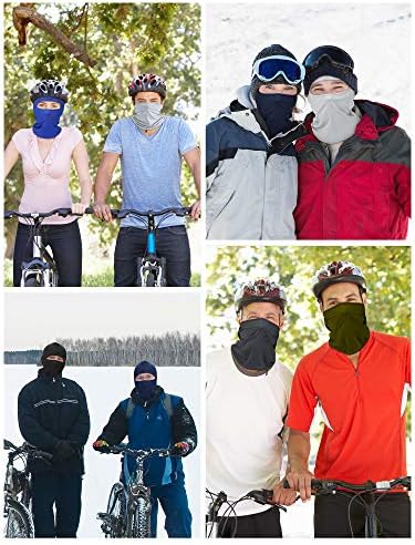 Máscara de esqui de cetim 9 PCs para homens UV Balaclava Garda de pescoço de pescoço de pescoço RACE BRIDADE CAPELA TELADO PARA