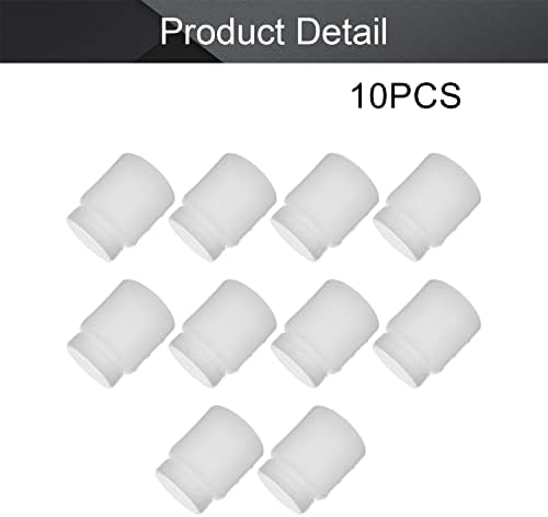 OTHMRO 10PCS 300ml Garrafas de plástico Laboratório Laboratório Cilíndrico Reagente Químico Garrafas de Laboratório de Laboratório