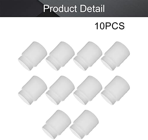 OTHMRO 10PCS 300ml Garrafas de plástico Laboratório Laboratório Cilíndrico Reagente Químico Garrafas de Laboratório de Laboratório de Boca larga Garrantes Amostra de vedação de líquidos Contêineres de armazenamento para lojas de alimentos translúcidos brancos translúcidos