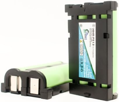 2 Pacote - Substituição para Panasonic KX -TG2208B Bateria - Compatível com a Bateria do telefone sem fio da Panasonic