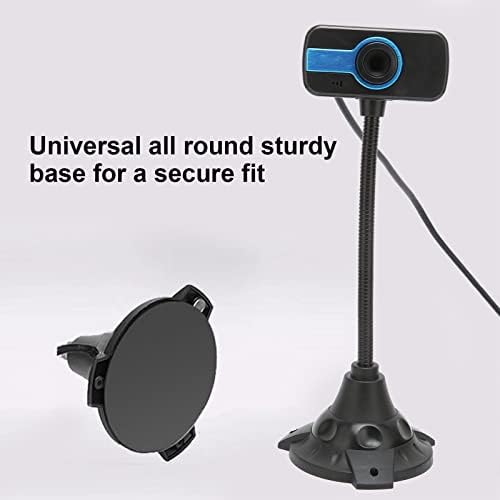 VBESTLife Manual de foco na webcam, HD USB Webcam, câmera PC 640x480dpi, com microfone de redução de ruído, plug and play, para PC/laptop/tablet
