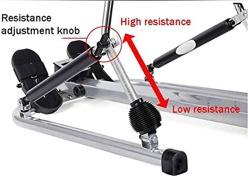 Máquinas de remo de remo dobráveis ​​xbslj, máquina de remo de remo, exercícios de cardio para máquina de remo com resistência