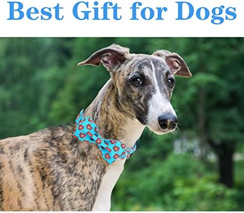 Estilo exclusivo Patrilhas colarinho de cachorro do dia das mães com gravata arco Blue Heart Puppy Gollar Melhor presente