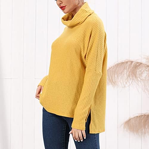 Suéteres de pullover feminino Moda Lazer Temperamento V- pescoço solto suéter sólido contrapo