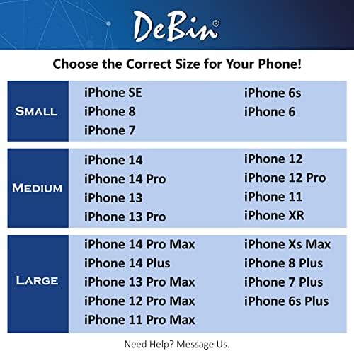 Caso de desbrinamento para iPhone 14, 14 Pro, 13 Pro, 12 Pro, 12, 11, Xs, X Xr, Caso do coldre do correio do telefone