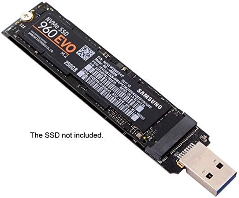 Adaptador Cy M.2 para USB 3.1, NVME M-key M.2 NGFF SATA SSD para USB 3.0 Adaptador de conversor tipo A RTL9210B Chipset