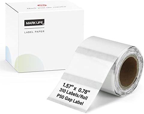Máquina de fabricante de etiquetas MarkLife com 2 fitas Impressora de etiqueta de código de barras - Mini portátil