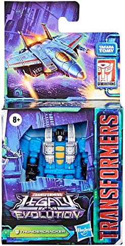 Transformers Toys Legacy Evolution Core Thundercracker Toy, 3,5 polegadas, figura de ação para meninos e meninas de 8 anos ou mais