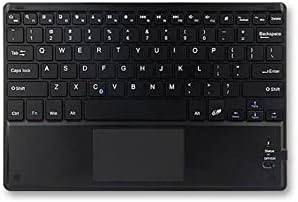 Teclado de onda de caixa compatível com o teclado WinMate M101PR - Slimkeys Bluetooth com trackpad, teclado portátil com trackpad