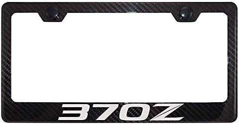 Lavnox fibra de carbono Metal 370Z Placa da placa Montador de tags de quadro para Nissan 370Z