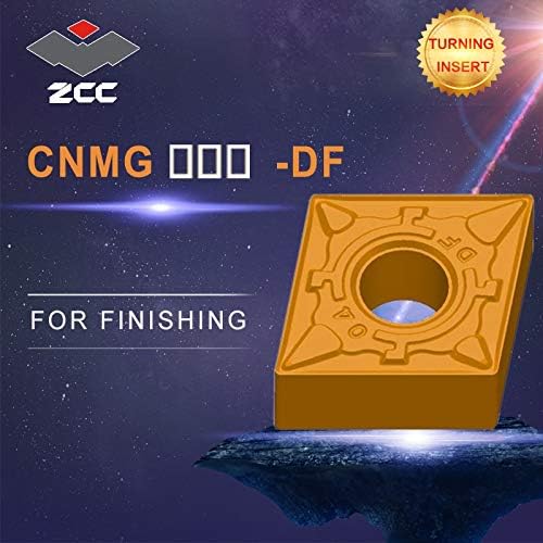 FINCOS CNC insere 10pcs/lote cnmg0120404-df ferramentas de corte de entalhe com cimento revestido inserções de torneamento de aço-: