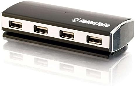 C2G 29508 4 Port USB Hub para uso de laptop, prata