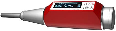 VTSYIQI Digital Argound Rebound Tester Medidor HT-20D Handy Test Hammer Resiliômetro OLED Visor de medição de 1 a 25n/mm² USB2.0 Comunicação 4000 Estruturas de concreto