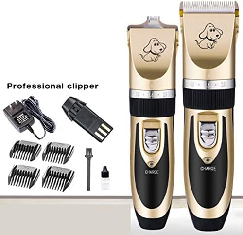 ZZK Professional Pet Dog Trimmer Animal Helfing Helf Cabels Catriques de gato tesouras de barcaça de barracas de barbear 110-240V