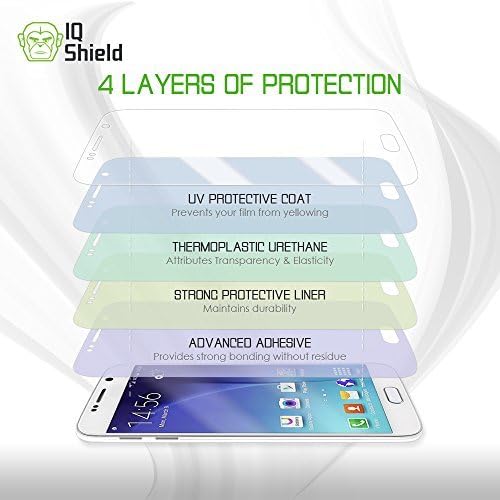 Protetor de tela do IQ Shield compatível com Garmin Fenix ​​5x Liquidskin Anti-Bubble Clear Film