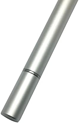 Caneta de caneta de ondas de ondas de caixa compatível com conquista S1 - caneta capacitiva de dualtip, caneta de caneta capacitiva de ponta de ponta de fibra para conquista S1 - prata metálica de prata