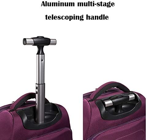Hollyhome 19 polegadas Mochila rolante de rodas para homens e mulheres Bolsa de viagem para laptop de negócios